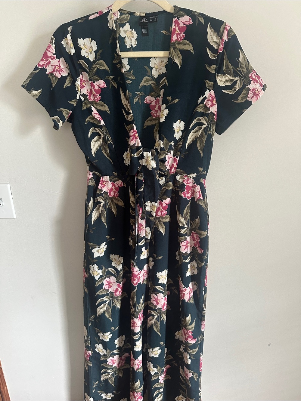 Volcom Haute Tropic Jumpsuit - Emerald Green | Size S